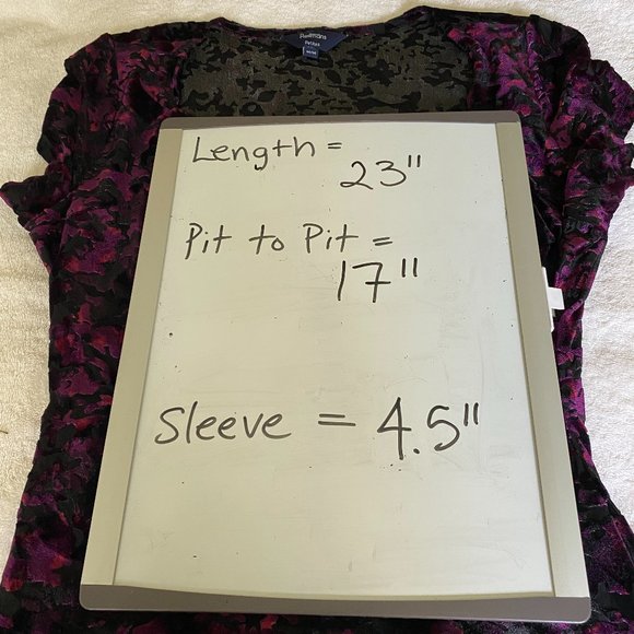 Shimmery short-sleeve dressy t-shirt - Picture 4 of 9